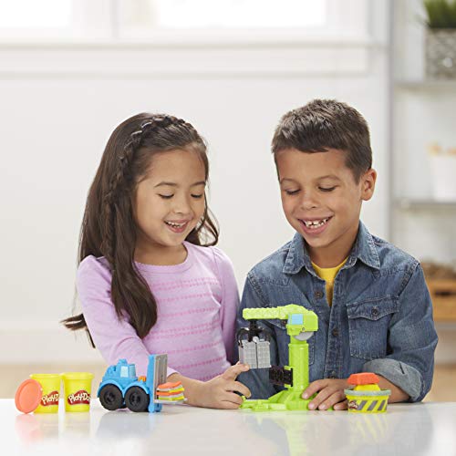 Conjunto Guindaste e Empilhadeira Play-doh E5400