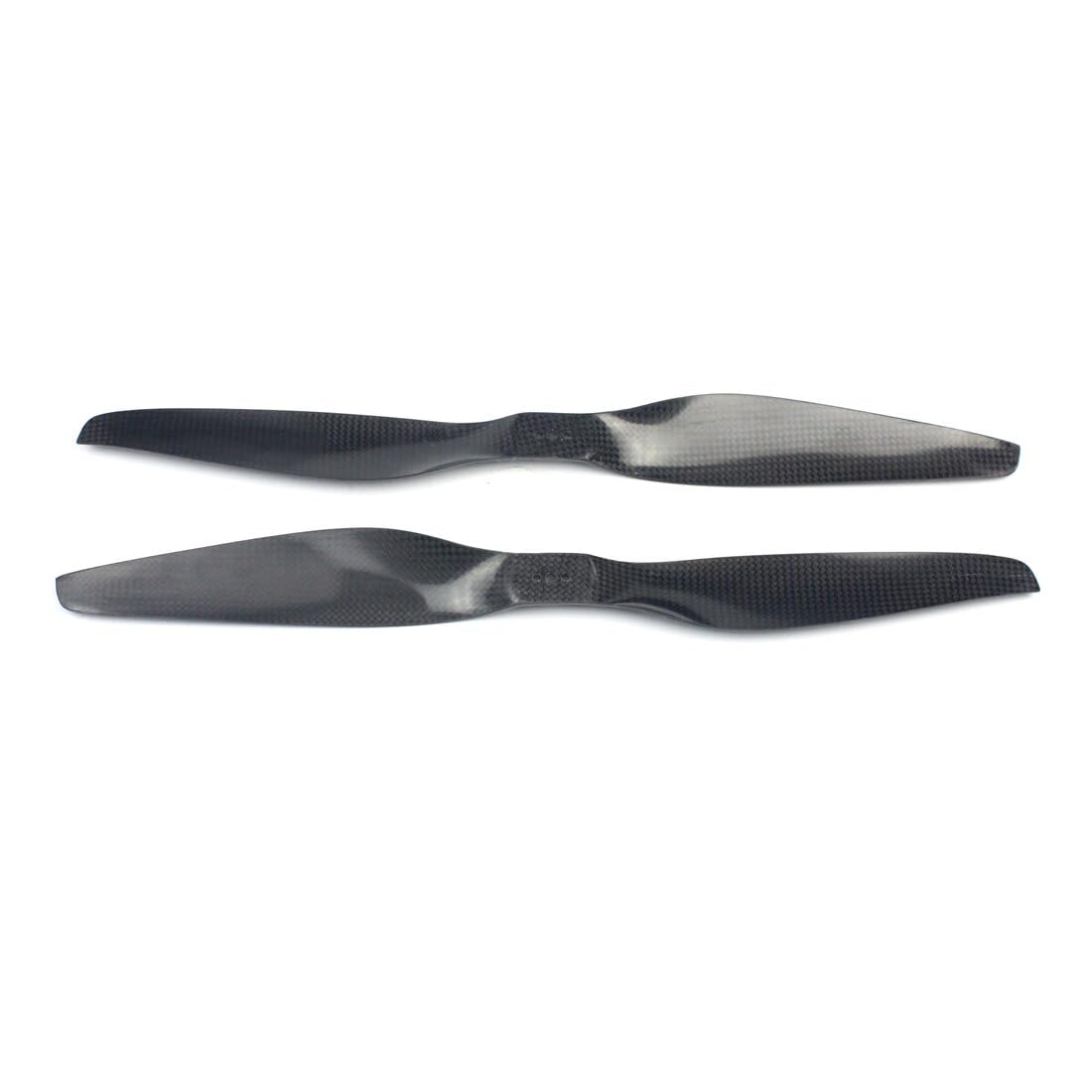 Lot de 2 paires d'hélices en fibre de carbone 16 x 5,5 en forme de T ultra légères (2 x CW / 2 x CCW)
