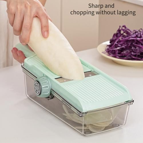Mandolina manual para cortar y rallar verduras miniatura 6