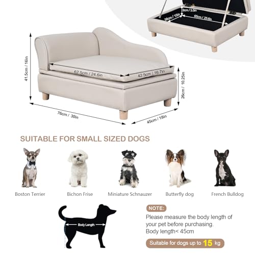 Yoonnie PU Leather Pet Sofa