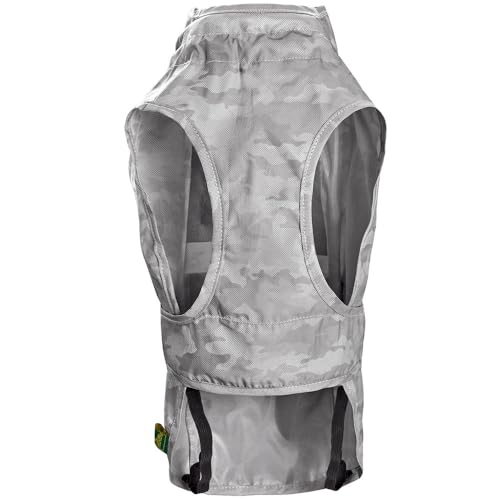 Hunde-Regenmantel Huka to go Farbe Silber, Größe 55