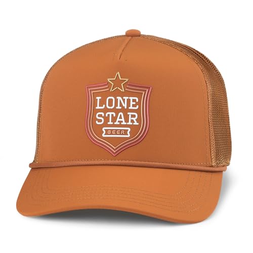 Image of AMERICAN NEEDLE Texas Lone Star Beer Patch Unisex Adjustable Snapback Baseball Hat
