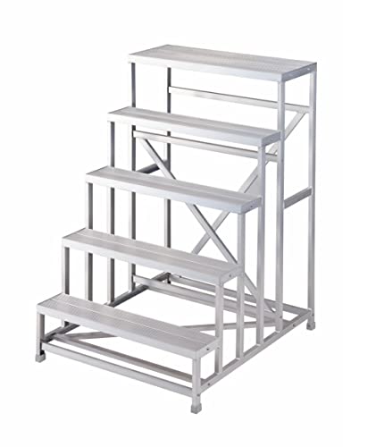 長谷川工業(Hasegawa) 組立式作業台 ライトステップ 5段 DB5-10415 (W100×D40×H150cm) (17826)