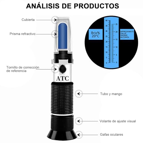 Reviews de Refractómetros del mes. 3 Refractómetros marca QICHEN (3)