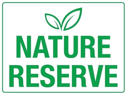 Nature Reserve Rustic 8"x12" Metal Tin Sign - Outdoor &