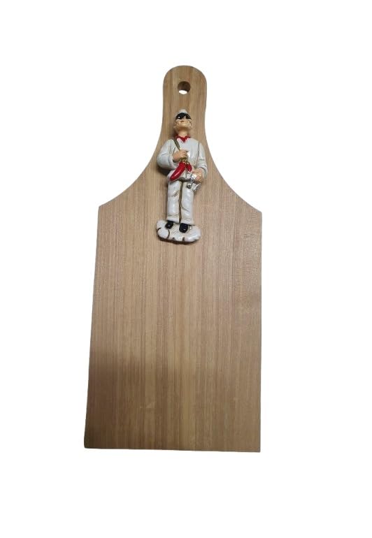 Plateau café cornet souvenir de Napoli en bois pour bar et table italienne