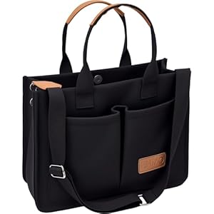 Bolso de mano para mujer con compartimentos, bolso grande de lona para mujer, bolso cruzado de trabajo, portátil, bolsa de libros, bolsos de hombro