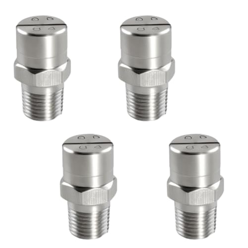 Set di 4 ugelli idropulitrice in acciaio inox per prestazioni durature. Ideale come ricambi per accessori idropulitrice senza ruggine.