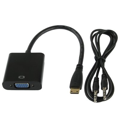Adattatore Full HD 1080P Mini HDMI Maschio to VGA