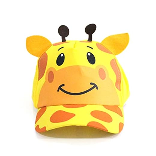 Boné Infantil Criança Kids De 0 A 3 Anos Ajustável Girafa Girafinha