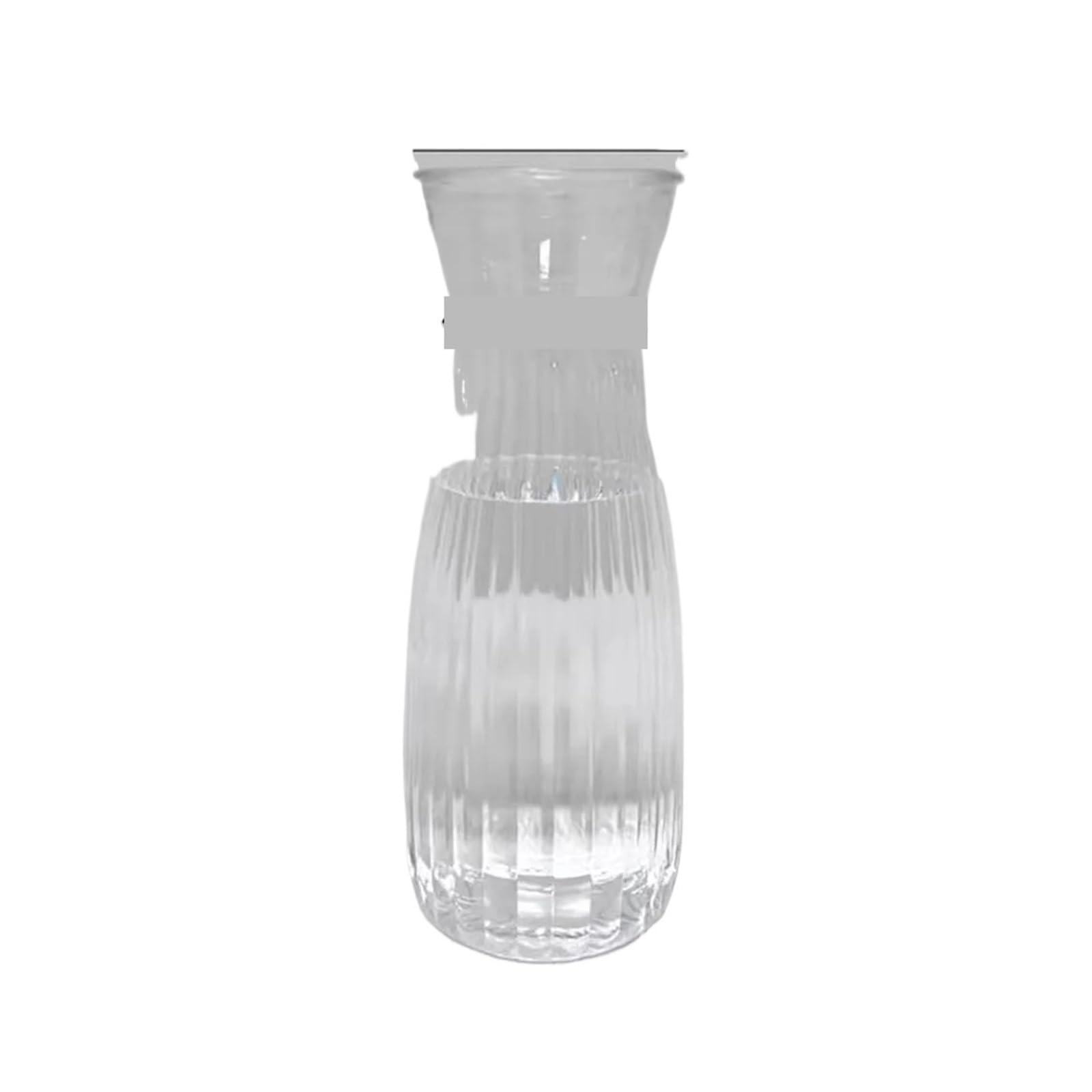 Vase Transparent Plastic Flower Vase Bouquet DIY Striped Vases Home Desk Decor Decorative