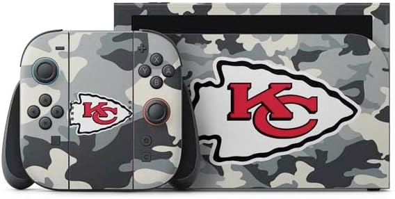 Skinit Decal Gaming Skin Compatible with Nintendo Switch 2 (2025) with Joy-Con - Officially Licensed NFL Kansas City Chiefs Red Blast Design