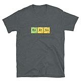 Big The Bang Theory Sheldon Bazinga Periodic Table T-Shirt Dark Heather