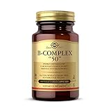 Solgar B-Complex “50”, 100 Vegetable Capsules - Energy Metabolism, Cardiovascular Support, Nervous System Support - Non-GMO, Vegan, Gluten Free, Dairy Free, Kosher, Halal - 100 Servings