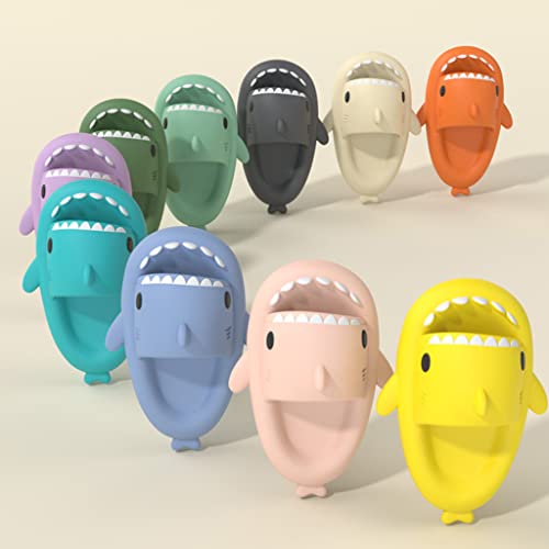 Cydmoty Unisex EVA Open Toe shark slippers Cute Shark Slippers for Women Men Summer Lightweight Sole Sandals Casual Beach Shoes3