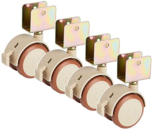 Roulettes jumelles robustes lit berceau double roue caoutchouc