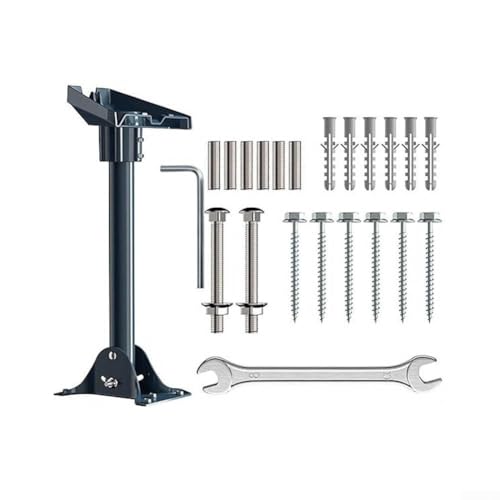 Kit de soporte de techo de tubo recto de 40 cm, con base ajustable en ángulo, para antena parabólica GEN 3, para instalación estable en condiciones climáticas adversas - imagen 9