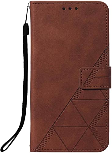 Étui portefeuille iPhone 13 Pro Max marron avec clapet protection intégrale en cuir PU rétro - 3
