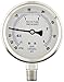 PIC Gauge 301L-402CD 4" Dial, 30/0/60 psi Range, 1/2" Male NPT Connection Size, Bottom Mount Glycerine Filled Pressure Gauge with a Stainless Steel Case and Internals, Stainless Steel Bezel, and Polycarbonate Lens