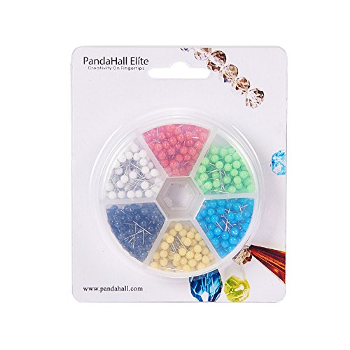 PandaHall Elite 1 Scatola 570-600PCS Spilli con