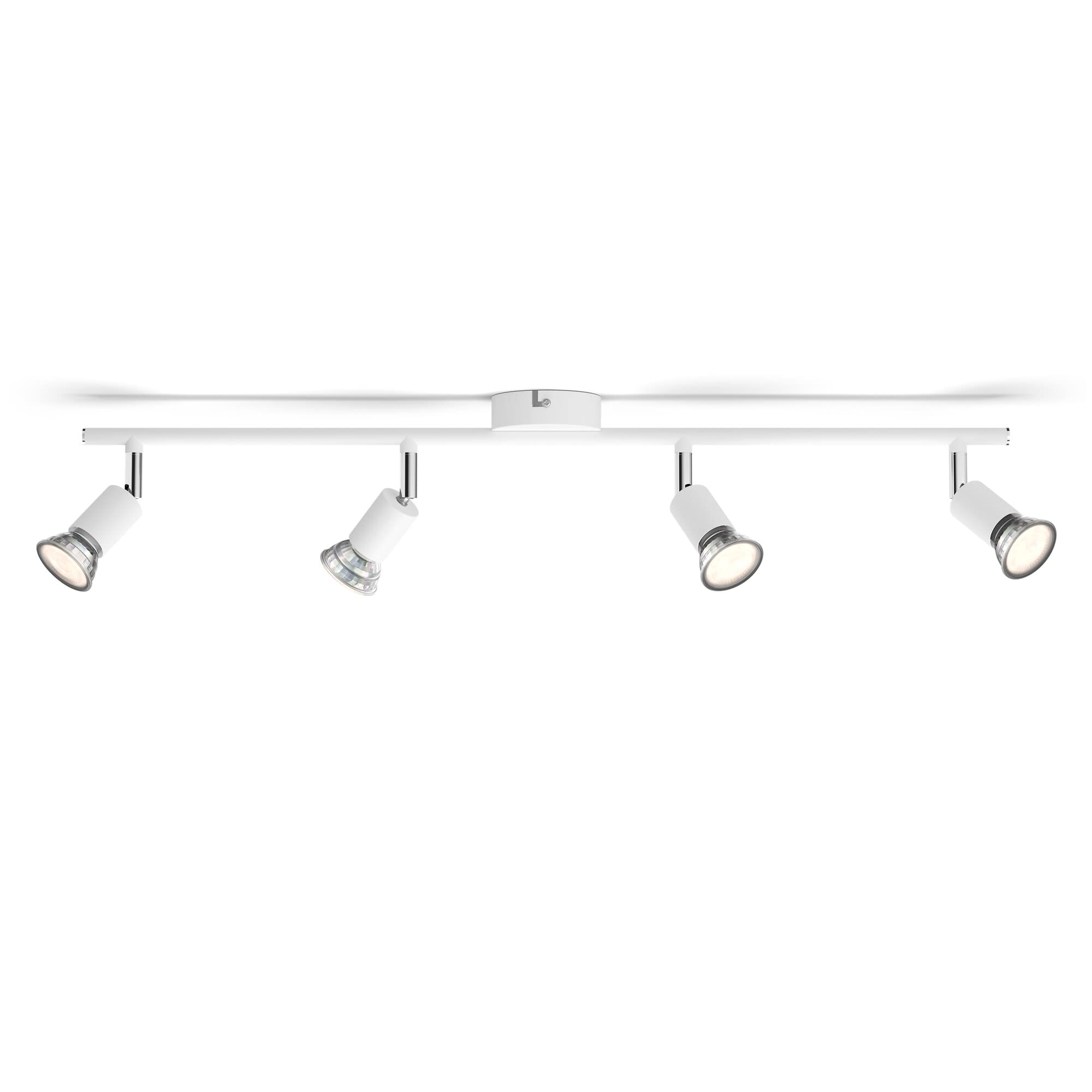 Philips LED Faretto Integrato Limbali, 4 Punti Luce, 50W, Bianco