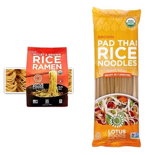LOTUS FOODS Organic Brown Rice Pad Thai Noodles, 8 OZ