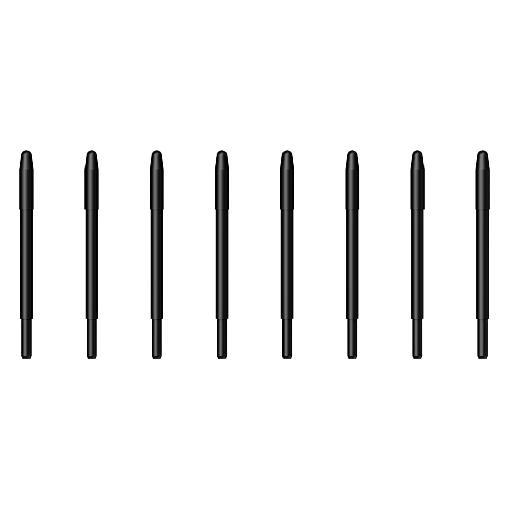 Vostoktech 20-Pack Passive Pen Nibs Replacement For XP-Pen Artist & Deco Pro Tablets (Black)