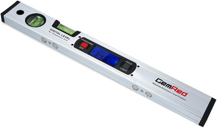 Digital Level, Digital Level Spirit Level Angle Finder with Magnetic 16'' Long Leveling Instrument with Vertical & Horizontal Spirit Bubble