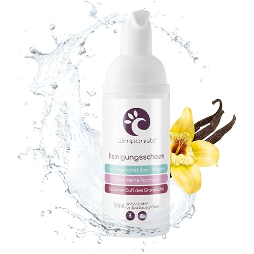 Wimpernshampoo Wimpanista für die Wimpernpflege mit Vanilleduft