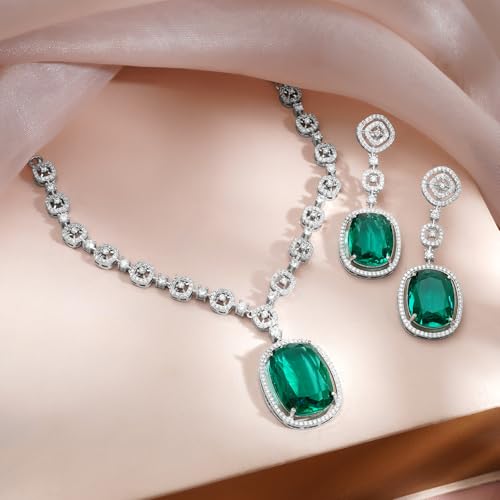 Image of Rubans Necklace Set American Diamond Zirconia Jewellery Gift for Women & Girls
