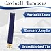 Savinelli Pipe Tamper, Solid Blue, Extra Small & Portable Tobacco Pipe Tool