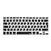 Price comparison product image MiNGFi Silicone Russian Keyboard Cover for MacBook Pro 13" A1278 A1425 A1502 (20082017), Air 13" A1369 A1466 (20102017), Pro 15" A1398 A1286 (20082015), Pro 17" A1297 (2011) EU/ISO Layout - Black