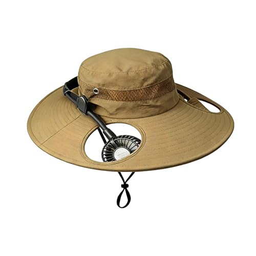 Bonnet rafraîchissant avec ventilateur pour randonnée et camping