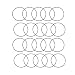 uxcell Nitrile Rubber O-Rings, 60mm OD 57mm ID 1.5mm Width, Metric Sealing Gasket, Pack of 20