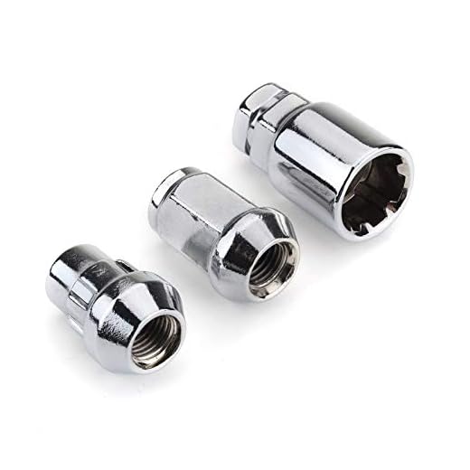 XIAOLAN 21PC / SET M12X1.5 Alloy Car Wheel Locking Nuttrar Bultar Hex Taper Passform för FORD/FOCUS/C-MAX/FIESTA 2012-2016