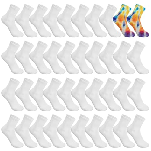 Calcetines de teñido anudado Tressify transpirables y lavables pack de 20 pares