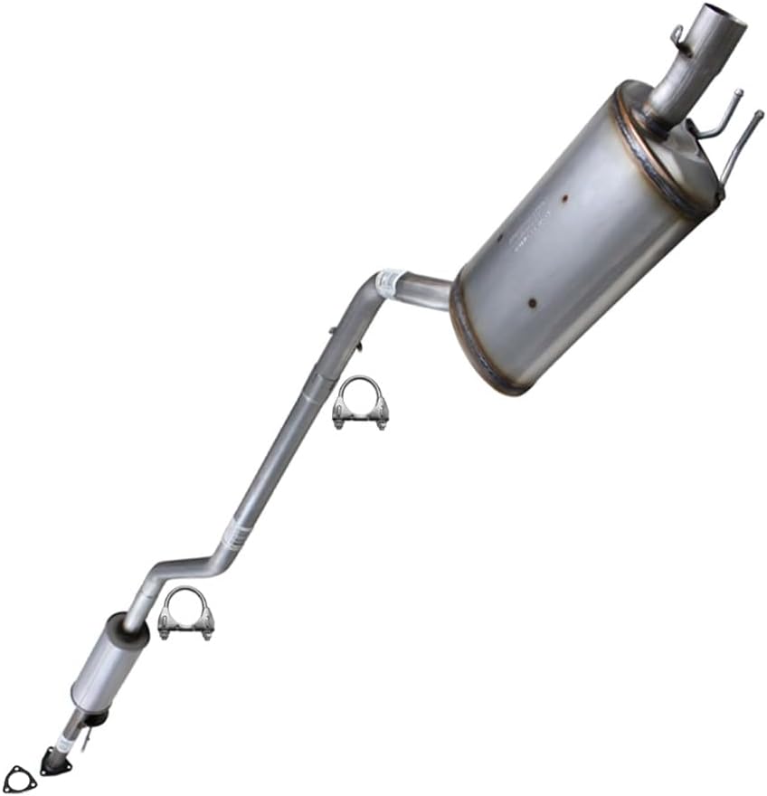 Northeastern Exhaust - Stainless Steel Cat-Back Resonator Pipe, Intermediate Pipe, and Muffler Exhaust Compatible for Honda Accord 2013-2017 2.4L Sedan - Include Clamps and Gasket