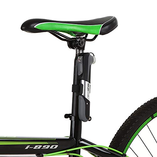 Leeofty Mini bomba de bicicleta da bomba de bicicleta 80 psi bomba de ar de alta pressão da bomba de