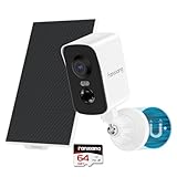 【強力マグネット式設置・穴あけ不要・300°首振り】fanxiang防犯カメラ PIR人体検知 監視カメラ 電池式 夜間カラー撮影 無線 録画機能付き 配線不要 AI夜間 2K 300万画素 IP65屋外/屋内/玄関スマホ連動 家庭用 センサーライト 人感センサー 検出エリア設定 防水 クラウド保存対応 2.4Gwifi対応 【64GBメモリカード付き】 FCK1 磁石