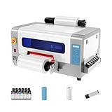 ForgeCore Colorsun A3 DTF-Drucker, 2-in-1-DTF-Druckmaschine, kompatibel mit Druckerzubehör für den Glasdruck von Holzglas-Telefonhüllen(Printer with Ink)