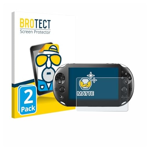 BROTECT 2X Entspiegelungs-Schutzfolie kompatibel mit Sony Playstation PS Vita Slim Displayschutz-Folie Matt, Anti-Reflex, Anti-Fingerprint