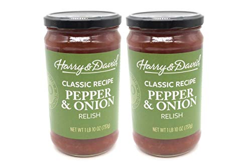 Harry & David Classic Recipe Pepper and Onion Relish 2 Jars 26oz/737g Each