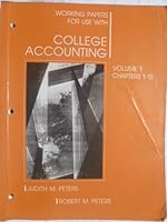 Working Papers for Use With College Accounting 025607075X Book Cover