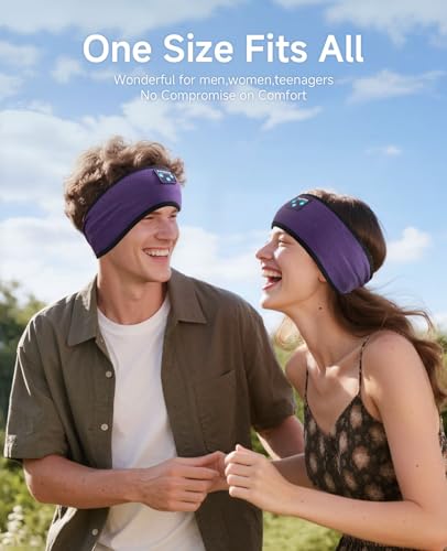 Image of Perytong Sleep Headphones Bluetooth Headband Earphones, Wireless Sleeping Headphones Headband for Sleeping, Sports, Gifts, Workout, Jogging, Yoga, Insomnia, Air Travel, Meditation