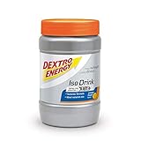 LIEFERUMFANG – 440g Dose Dextro Energy Sports Drink mit Orangen Geschmack für 11 Isotonische Getränke à 500 ml (1 Portion 40g) - Schmeckt sowohl warm als auch kalt