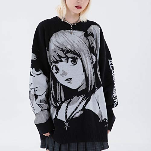 Maener Men's Death Note Sweater Misa Amane Knit Pullover Top for Women Unisex - Image 5