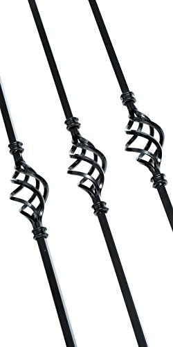 Avonstar Classics Range Adjustable Decorative Window Security Bars Triple (Black)