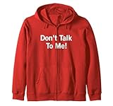 Don't Talk To Me For Secret Masked Performer Men Women Kids Zip Hoodie