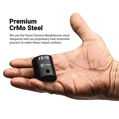 Capri Tools 5/8-Inch Shallow Impact Socket, 1/2-Inch Drive, 6-Point, Sae, Cp55055 #TOP2