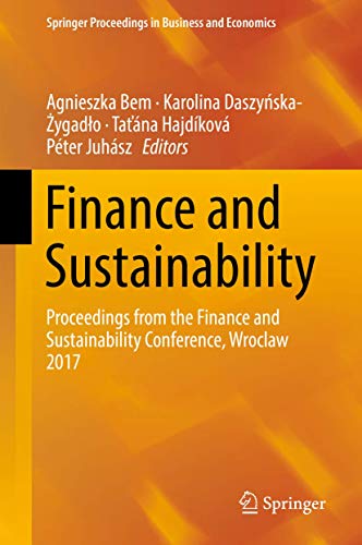 Finance and Sustainability: Proceedings from the Finance and Sustainability Conference,